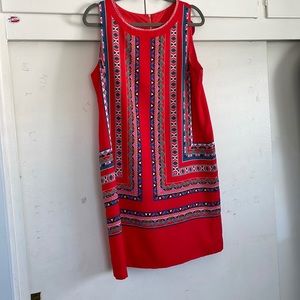 Fun orange dress for summer